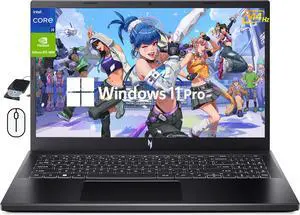acer Nitro V 15 Gaming Laptop, 15.6" FHD IPS 144Hz Display, Intel 14-core i9-13900H, NVIDIA GeForce RTX 4060, Wi-Fi 6, Backlit KB, Windows 11 Pro, 64GB DDR5 RAM, 2TB SSD