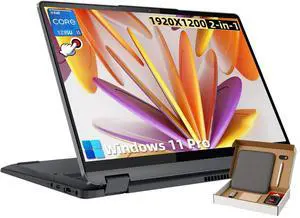 Lenovo Flex 5i 2-in-1 Laptop - 14" FHD Touchscreen, Intel 10-Core i5-1235U, 8GB RAM, 512GB SSD+ 64GB SD Card, Intel Iris Xe Graphics, Backlit KB, Fingerprint, Windows 11 Pro