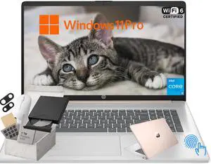 HP 17.3"  HD+ Laptop, Intel Core i5-1334U, 32 GB RAM, 1TB SSD, Intel Iris Xe Graphics, Windows 11 Pro