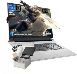 Dell G16 7630 Gaming Laptop, 16" QHD+ 240Hz Display, Intel i9 13900HX, NVIDIA GeForce RTX 4070, 32GB DDR5 RAM, 1TB SSD, WiFi 6 Windows 11 Pro