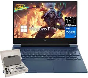 HP Victus 15 Gaming Laptop, 15.6" FHD 144Hz Display Portatil Gamer, Core i7-13620H, NVIDIA GeForce RTX 4060, 16GB RAM 1TB SSD,  Backlit Keyboard, Wi-Fi 6, Windows 11 Pro