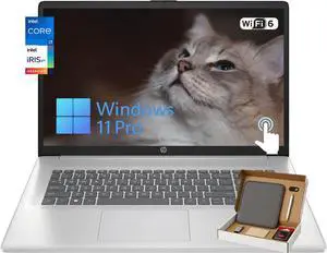 HP Business Laptop, 17.3" HD+ Touchscreen, Intel i7-1355U, 32GB RAM, 1TB SSD, Intel Iris Xe Graphics, Wi-Fi 6, Windows 11 Pro