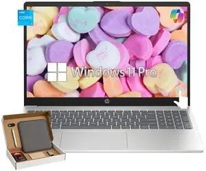 HP Touchscreen Laptop for Business and Student, 15.6" HD Micro-Edge Display, Intel  i3-1215U, 32GB RAM, 1TB SSD, Fast Charge, Wi-Fi, Windows 11 Pro