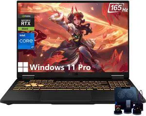 ASUS TUF F16 Gaming Laptop, Intel Core i7-14650HX(16 Cores), NVIDIA GeForce RTX 5060, 32GB DDR5, 1TB SSD, 16" FHD+ 165Hz IPS Display, Dolby Atmos, Wi-Fi 6E, Windows 11 Pro