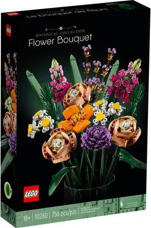 Lego 10280 Creator Expert Flower Bouquet Building Kit New with Sealed Box