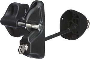 National Hardware V6203 LTCH DLUX BLK N346-202 5-7/8" LokkLatch Deluxe Keyed Automatic Gate Lock Latch in Black