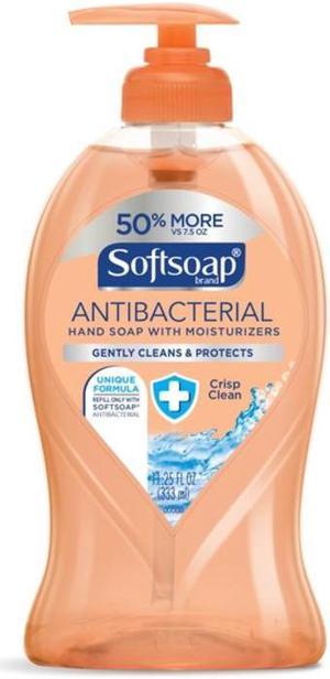 Softsoap 03562CT Hand Soap, Liquid, Crisp Clean, Antibac, 11.25 fl oz,6/CT,OE