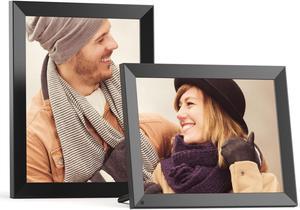 FULLJA Wi-Fi Large Digital Picture Frame 15 Inch, Smart WiFi Digital Photo Frames, HD Touch Screen, 16GB Memory, Share Photos and Videos Via App or Email, Unlimited Cloud Storage, Wall Mountable