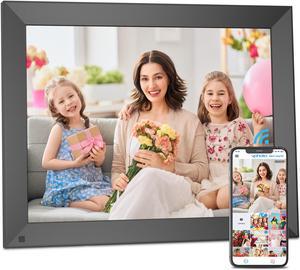 15-inch WIFI Digital Photo Frame - Large Digital Picture Frame, 32GB, Motion Sensor, Full Function, Sharing Photos and Videos via App or Email Instantly, Unlimited Cloud Storage, Wall Mountable