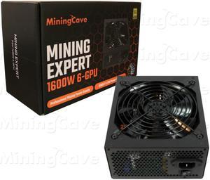 1600W Mining Power Supply Direct 6 PIN to Riser for 6 GPU