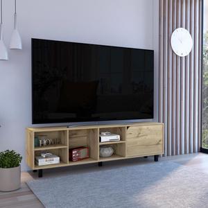 Conquest Tv Stand for TV´s up 70", Four Open Shelves, Five Legs