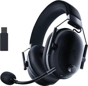 BlackShark V2 Pro Wireless Gaming Headset 2023 Edition: Detachable Mic - Pro-Tuned FPS Profiles - 50mm Drivers - Noise-Isolating Earcups w/Ultra-Soft Memory Foam - 70 Hr Battery Life - Black