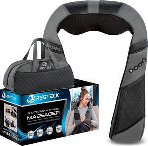 Massagers for Neck and Back with Heat - Deep Tissue 3D Kneading Pillow, Electric Shiatsu Shoulder Massage, Foot, Legs,Body - Relieve Muscle Pain - Office, Home  Car
