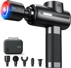 Thermacool Massage Gun Deep Tissue with Heat and Cold Head, Gifts, Handheld Muscle Massager Gun with Carry Case, Body Masajeador for Neck and Back, Active Heat