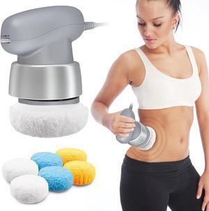 Caytraill Cellulite Massager Body Sculpting Machine  Body Sculpting Massager with 6 Washable Pads, Adjustable Speeds  Electric Handheld Massager for Belly, Waist, Legs, Arms, Butt