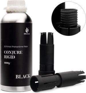 Chitu Systems Conjure Rigid Resin with Engineering-Like Features for Functional Gadgets Resin Printing,Low Shrinkage for Articulated Figure LCD 3D Printing (Black,1000g)