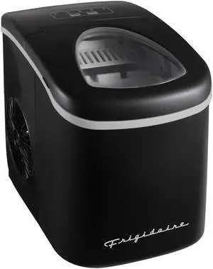 EFIC128AMZBLK Compact Countertop Ice Maker, 26 lb per Day, Black