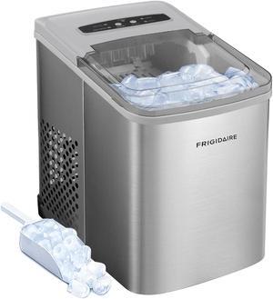 Countertop Ice Maker, Compact Machine, 26 lbs per day, Stainless
