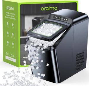 Oraimo Nugget Ice Maker, Ice Makers Countertop, 26 Lbs/Day Tooth-Friendly Chewable Ice with Self-Cleaning, Auto Water Refill, Sonic Pebble Ice Machine