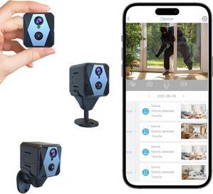 Hidden Camera, 2K FHD WiFi Spy Camera, Mini Camera, Cloud & SD Storage Security Camera, 90-Day Standby Time Hidden Indoor Camera, AI Motion Detection, Auto Night Vision, Upgraded Stable Stand