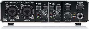 Behringer U-Phoria UMC202HD USB Audio Interface