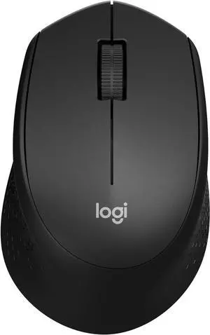 Logi tech M330 SILENT Wireless Mouse, 2.4GHz with USB Receiver, Optical Tracking, Quiet & Lightweight, Long Battery Life, for PC, Mac, Laptop, Chromebook - Black