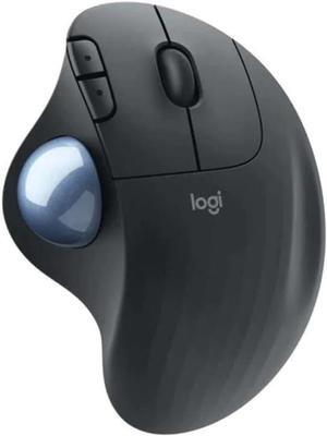 Logi tech M575 Ergonomic Wireless Trackball USB Mouse, Black (910-005869)