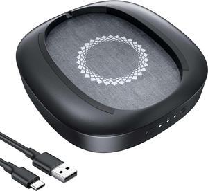 Mouse Mover with Adjustable Interval Timer and Ultra-Silent Motor, Mouse Jiggler Simulates Real Mouse Movement, No Need Software, Mouse Jiggers for Keeping Computer Awake(Black)