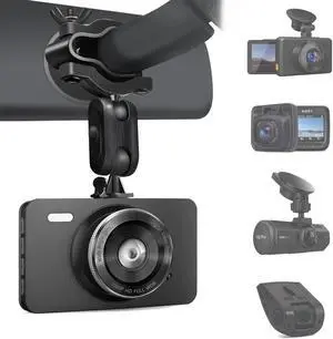 S80 Dash Cam mount, Dash Cam Mirror Mount Holder with 16pcs Joints for Rove APEMAN CHORTAU Roav Nexar  YI Z-Edge Old Shark KDLINKS Crosstour VANTRUE GoPro... 99% Car Dash Cameras DVR GPS