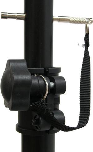 ASC Pro Audio Mobile DJ Light Stand 6 Foot Height Lighting Multi Fixture T Bar Portable Tripod