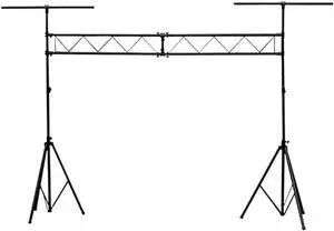 Lighting Stand System With , 220 lbs Maximum Load, Extends Up To 12.5 feet tall, 4 Feet Wide T-bars - Stage Right Series