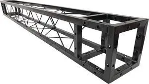2 Meter 6.56 ft. Square 8"x8" Black ing Box  Section Bolted
