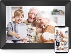 Digital Picture Frame 10.1 Inch HD WiFi Digital Photo Frame 1280x800 IPS Touch Screen with 16GB Storage,Digital Frame Send Photos and Videos via Free apps-Women Men Anniversary Birthday Gifts
