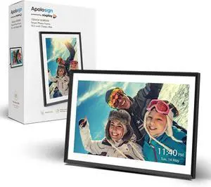 Digital Picture Frame Powered by  10.1", Share Photos/Videos via  App or Email, WiFi Digital Photo Frame with Easy Setup, Support Alexa, Free Cloud Storage, Auto Rotate, Gifts for Mom