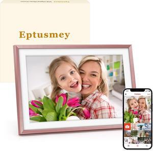 Digital Picture FrameBuilt-in 32GB| WiFi Digital Photo Frame with 10.1" Touch Display, Send Picture/Video via /USB/Micro SD, Easy Setup, for mom