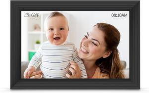 10.1 Inch Smart WiFi Digital Picture Frame 1280x800 IPS Touch Screen Digital Photo Frame, Auto-Rotate, Built in 32GB Memory, Share Moments Instantly via Free App or Email from Anywhere