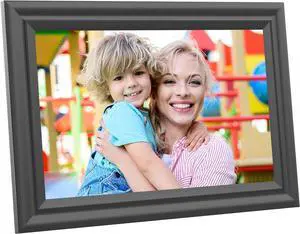 Digital Picture Frame WiFi 10.1 Inch Digital Photo Frame, Electronic Picture Frame, 16GB Storage, Auto-Rotate, IPS Touch Screen, Easy Setup and Share Photos and Videos via Free App from Anywhere