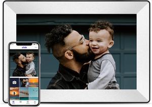 Digital Picture Frame WiFi 10.1inch 1280×800 IPS HD Color Touch Screen Digital Photo Frame Built-in 16GB Storage Free Share Photos and Videos Through  app Anytime Anywhere-Best Gift