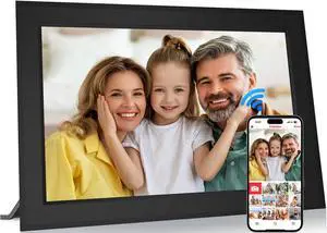 10.1 Inch Digital Picture Frames Smart WiFi Digital Photo Frame with 1280x800 IPS Touch Screen HD, 32GB Memory, Auto-Rotate, Wall Mountable, Share Moments Instantly via  App from Anywhere