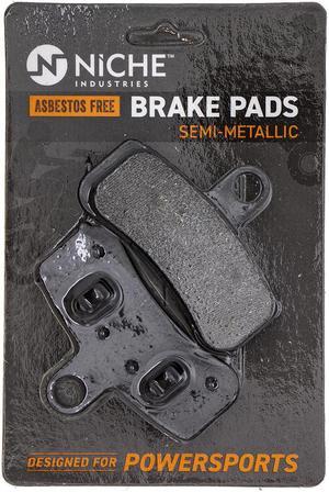 NICHE Brake Pad Set for Harley-Davidson Blackline Fat Boy 44082-08 Front Rear Semi-Metallic