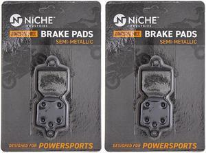 NICHE Brake Pad Set for KTM 450 560 SMR Front Husaberg FS 570 Rear 81213030000 Semi-Metallic 2 Pack