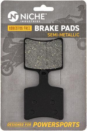 NICHE Brake Pad Set for Arctic Cat Yamaha M6000 M8000 3602-061 8NS-F5811-00-00 Front Rear Semi-Metallic