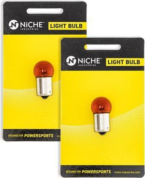 NICHE 2641A Indicator Light Bulb for KTM 20062019 450 525 530 EXC 350 EXCF 690 Duke 990 Supermoto R 60114027000 2 Pack