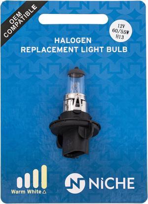 NICHE H13 Headlight Bulb for 2015-2019 Kawasaki Mule Pro FXT FX DXT DX ATV