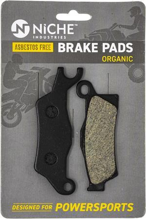 NICHE Front/Rear Left Brake Pad Set for Can-Am 705601015 715900248 Organic