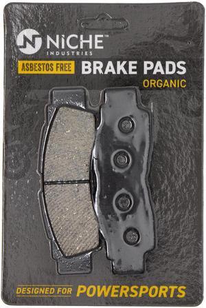 NICHE Front Left/Right Brake Pad Set for Yamaha 2HC-25805-00-00 Organic