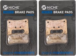 NICHE Brake Pad Set for Suzuki GSXR600 GSXR750 GSX1300R Kawasaki Z1000 59100-29840 Front Ceramic 2 Pack