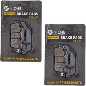 NICHE Brake Pad Set for Honda CBR600F3 CBR600SE CB600F 06455-MAL-G01 Front Organic 2 Pack