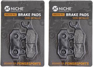 NICHE Brake Pad Set for Triumph Sprint Speed Triple Bonneville 2020071-T0301 T2020560 Rear Semi-Metallic 2 Pack