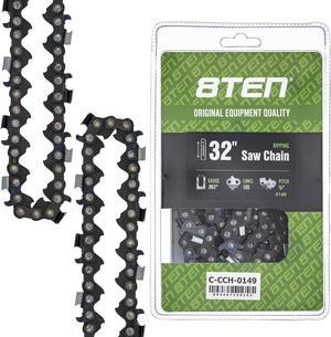 8TEN Ripping Chainsaw Chain 32 Inch .063 3/8 105DL For Husqvarna 372XP Poulan 475 Jonsered 2165